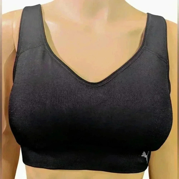 Puma Sports Bra Black Medium - Picture 1 of 4